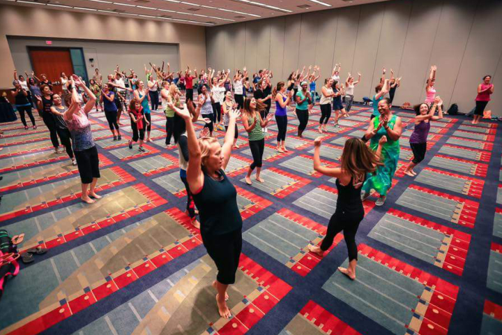 Laughter Yoga Club at 2016 Yoga Expo in DC